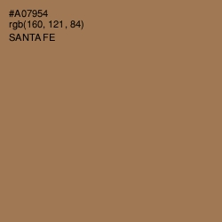 #A07954 - Santa Fe Color Image